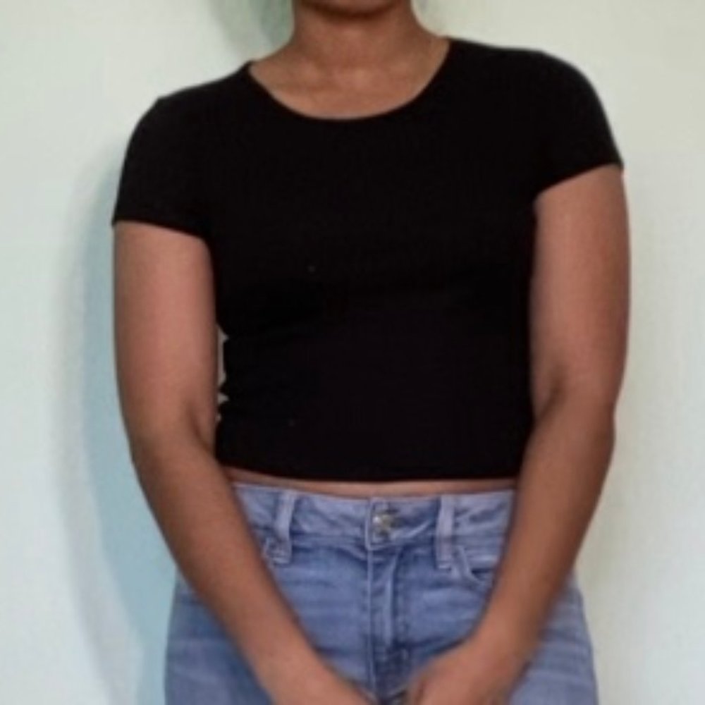 Black Crop Top